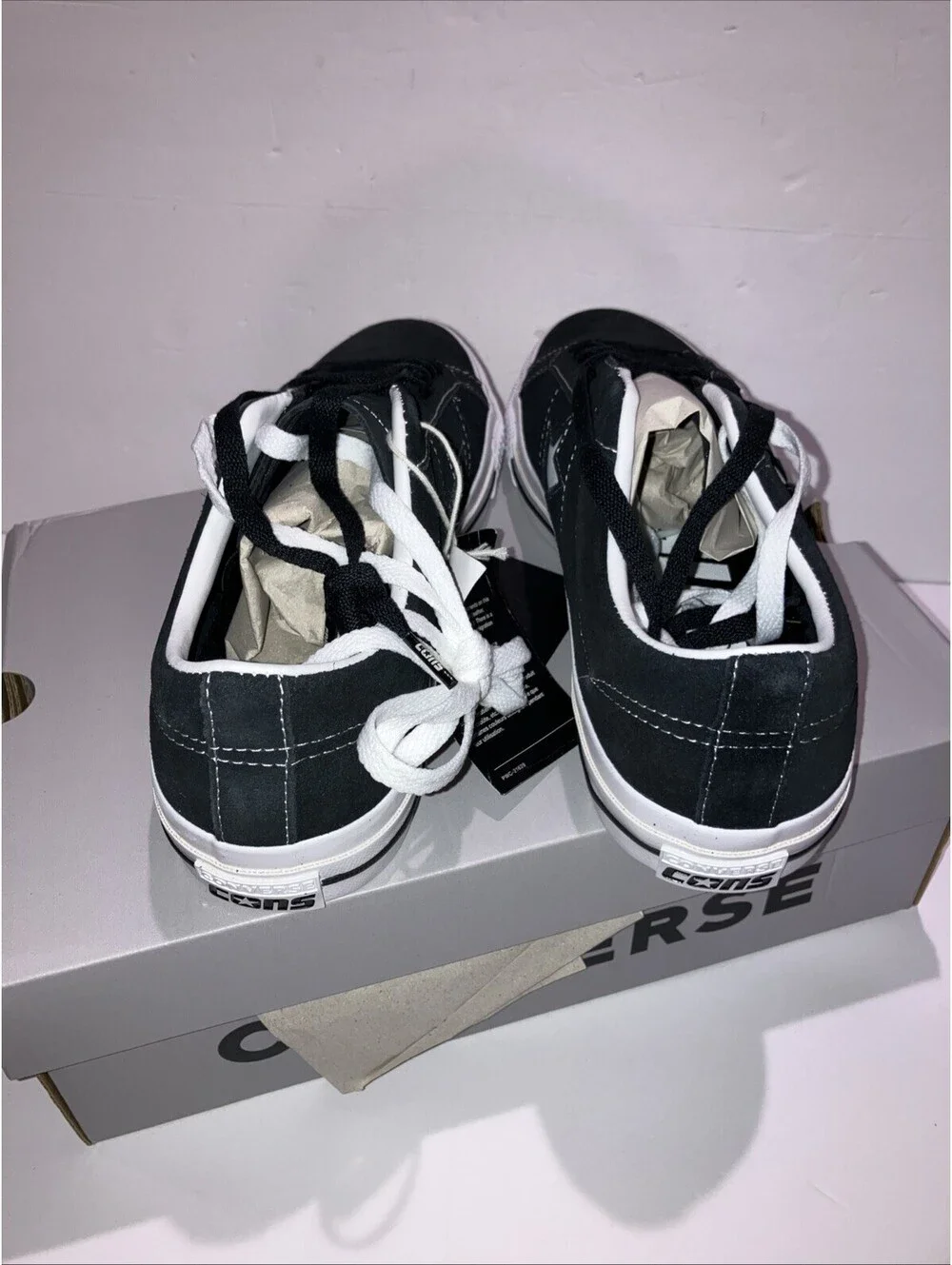 CONVERSE CONS One Star Pro OX Black White 171327C Men’s 10.5!Women’s 12 NEW